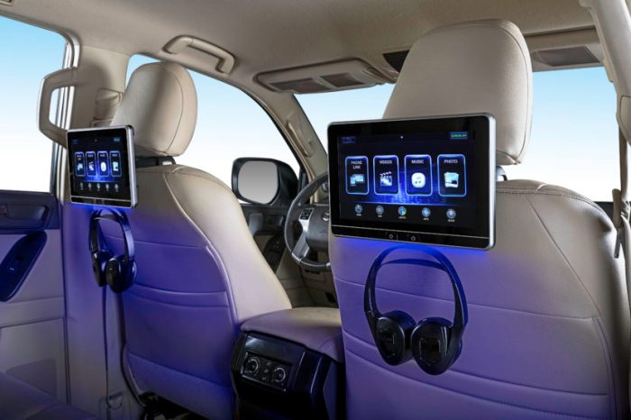 Uconnect rear seat entertainment system