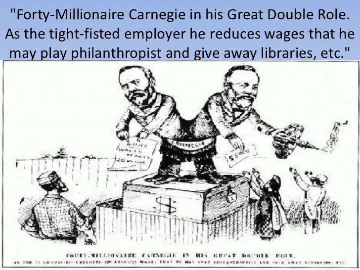 Forty millionaire carnegie cartoon meaning