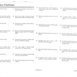 Molar conversions color by number answer key