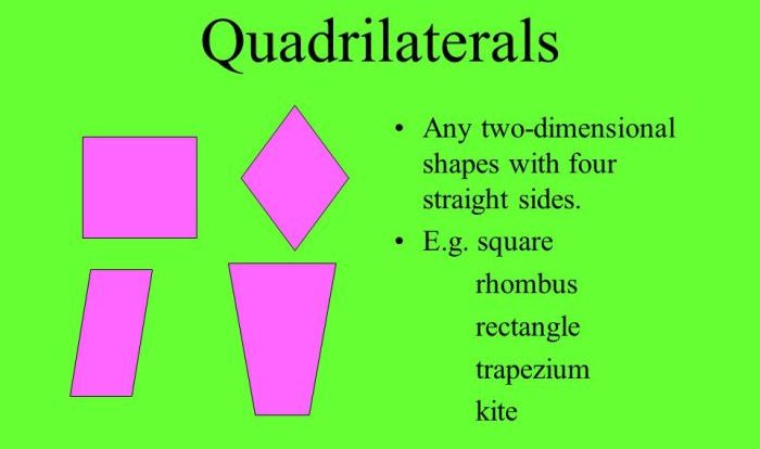 Bart found 20 quadrilaterals in his classroom