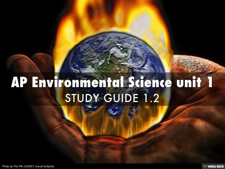 Ap environmental science unit 1 practice test