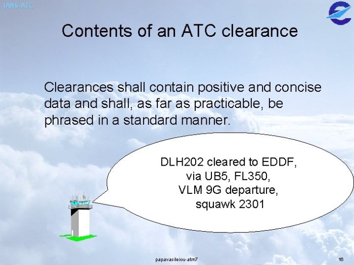 Atc ians clearances cleared